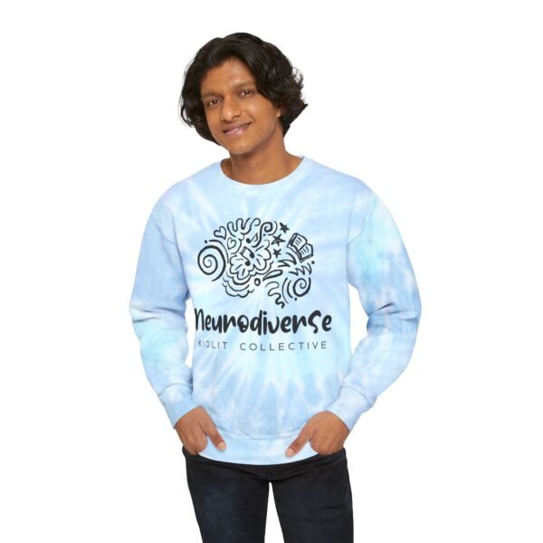 Unisex Tie-Dye Sweatshirt with Logo - Image 4