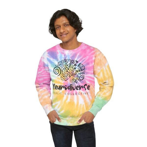 Unisex Tie-Dye Sweatshirt with Logo - Image 2