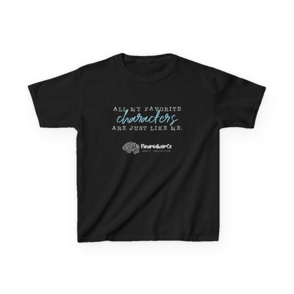 Kids T-Shirt with Favorite Characters Text - Image 4