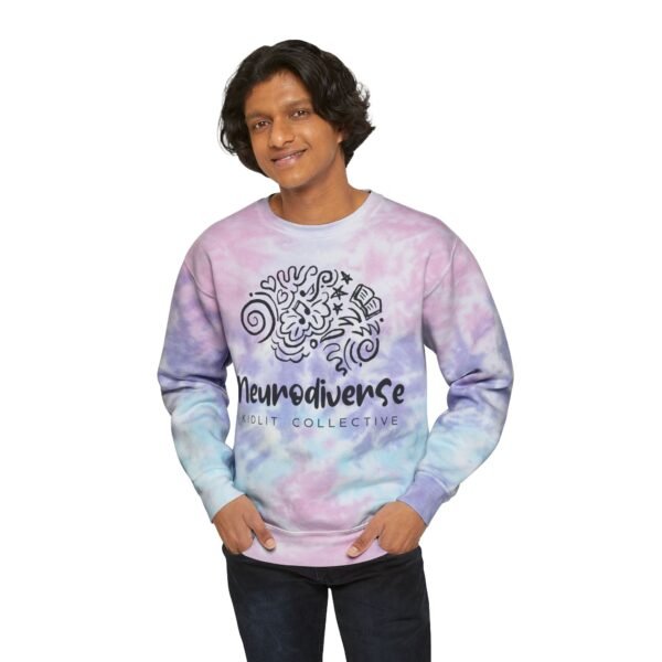 Unisex Tie-Dye Sweatshirt with Logo - Image 6