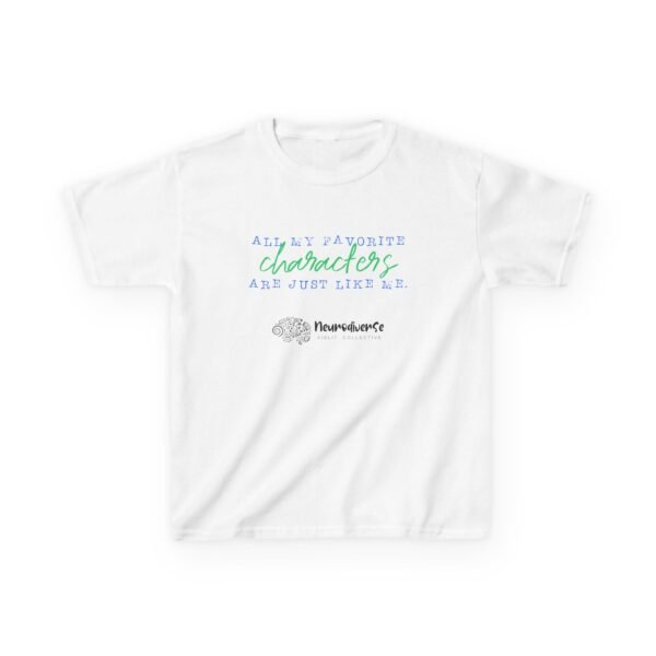 Kids T-Shirt with Favorite Characters Text