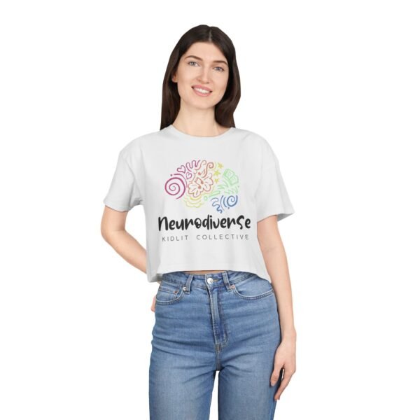 Crop T-Shirt with Logo - Image 2