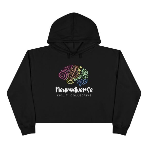 Crop Hoodie with Logo - Image 2