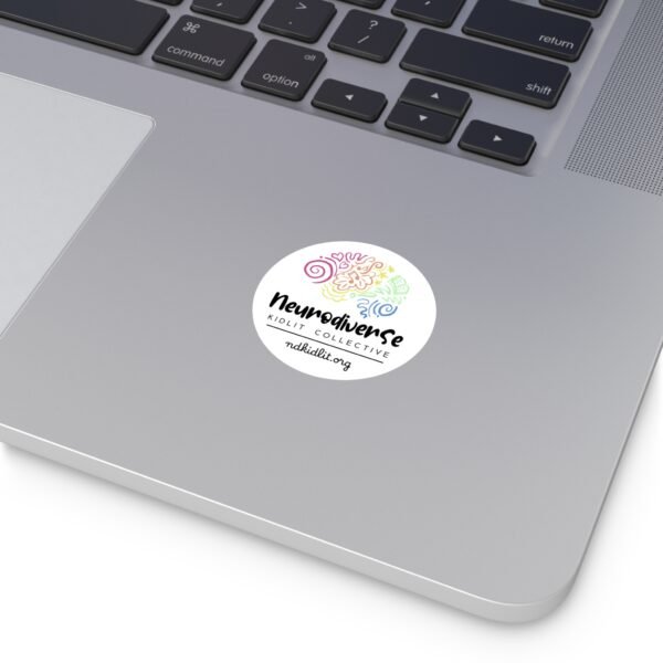 Round Vinyl Stickers White - Image 7