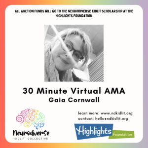 30 Minute Virtual AMA with Gaia Cornwall