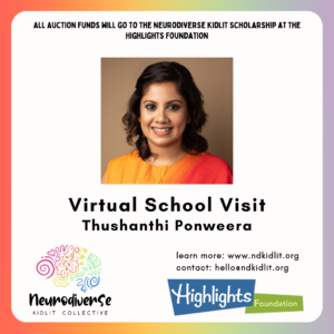 30 Minute Virtual School Visit with Thushanthi Ponweera
