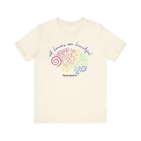 Unisex Jersey T-Shirt with Beautiful Brains - Image 7