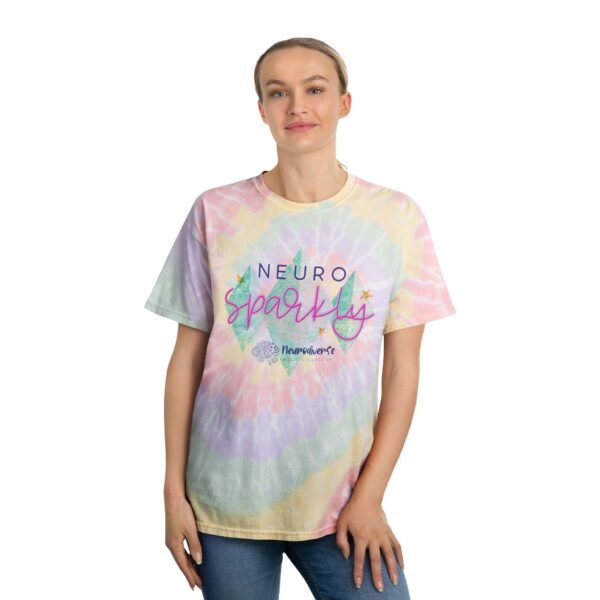 Tie-Dye Tee, Spiral with NeuroSparkly - Image 3