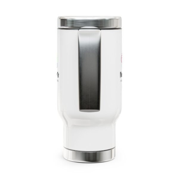 Stainless Steel Travel Mug with Handle, 14oz - Image 2