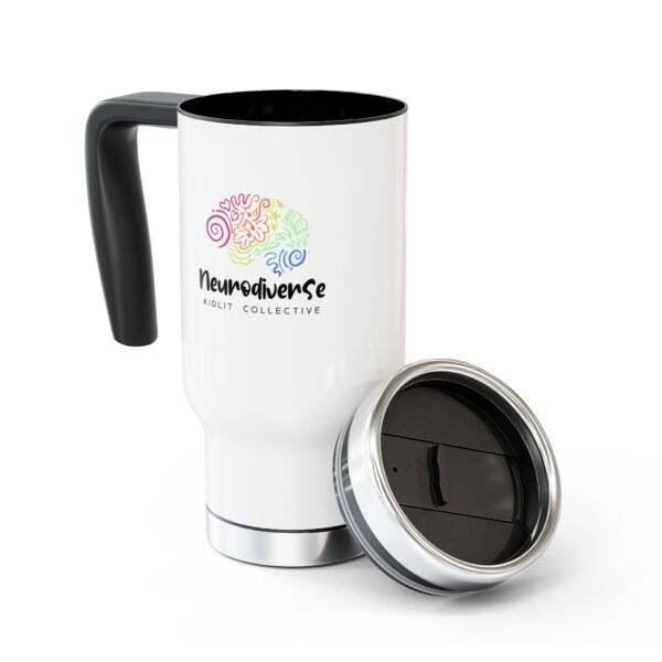 Stainless Steel Travel Mug with Handle, 14oz - Image 4