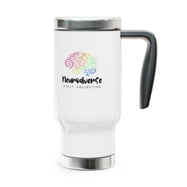 Stainless Steel Travel Mug with Handle, 14oz - Image 3