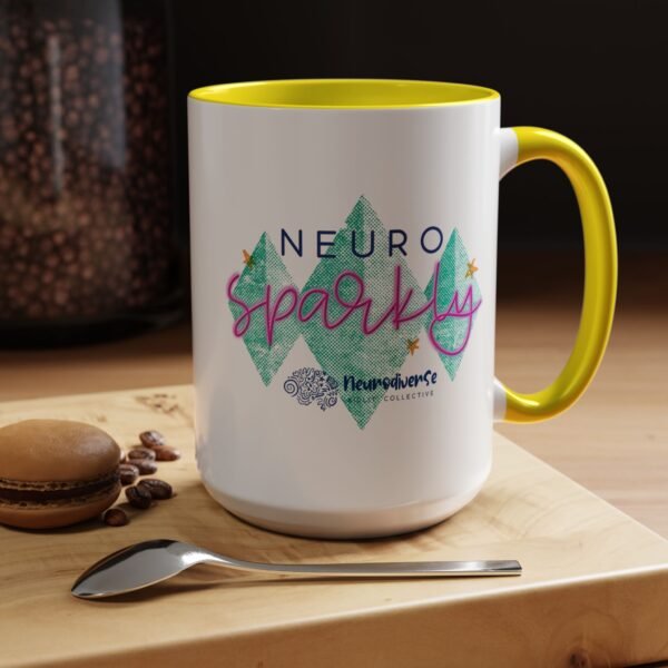 Accent Coffee Mug (11, 15oz) with NeuroSparkly - Image 50