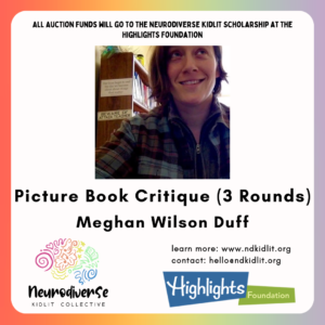 Picture Book Critique (3 Rounds) with Meghan Wilson Duff