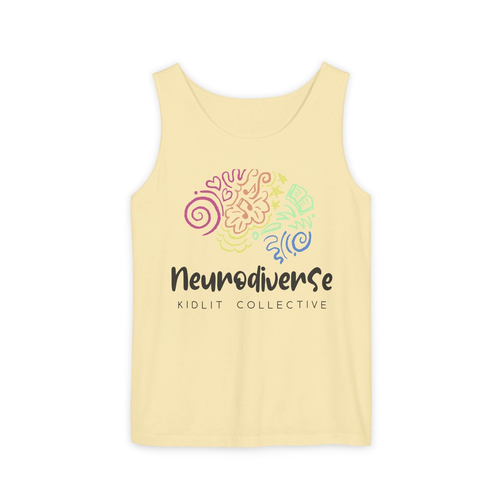 Unisex Garment-Dyed Tank Top with Logo - Image 5