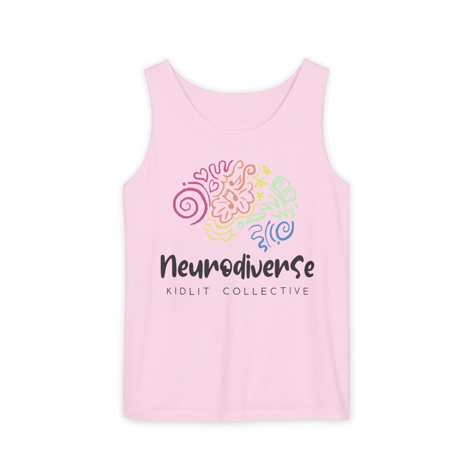 Unisex Garment-Dyed Tank Top with Logo - Image 15