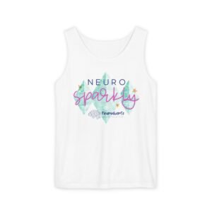 Unisex Garment-Dyed Tank Top with NeuroSparkly