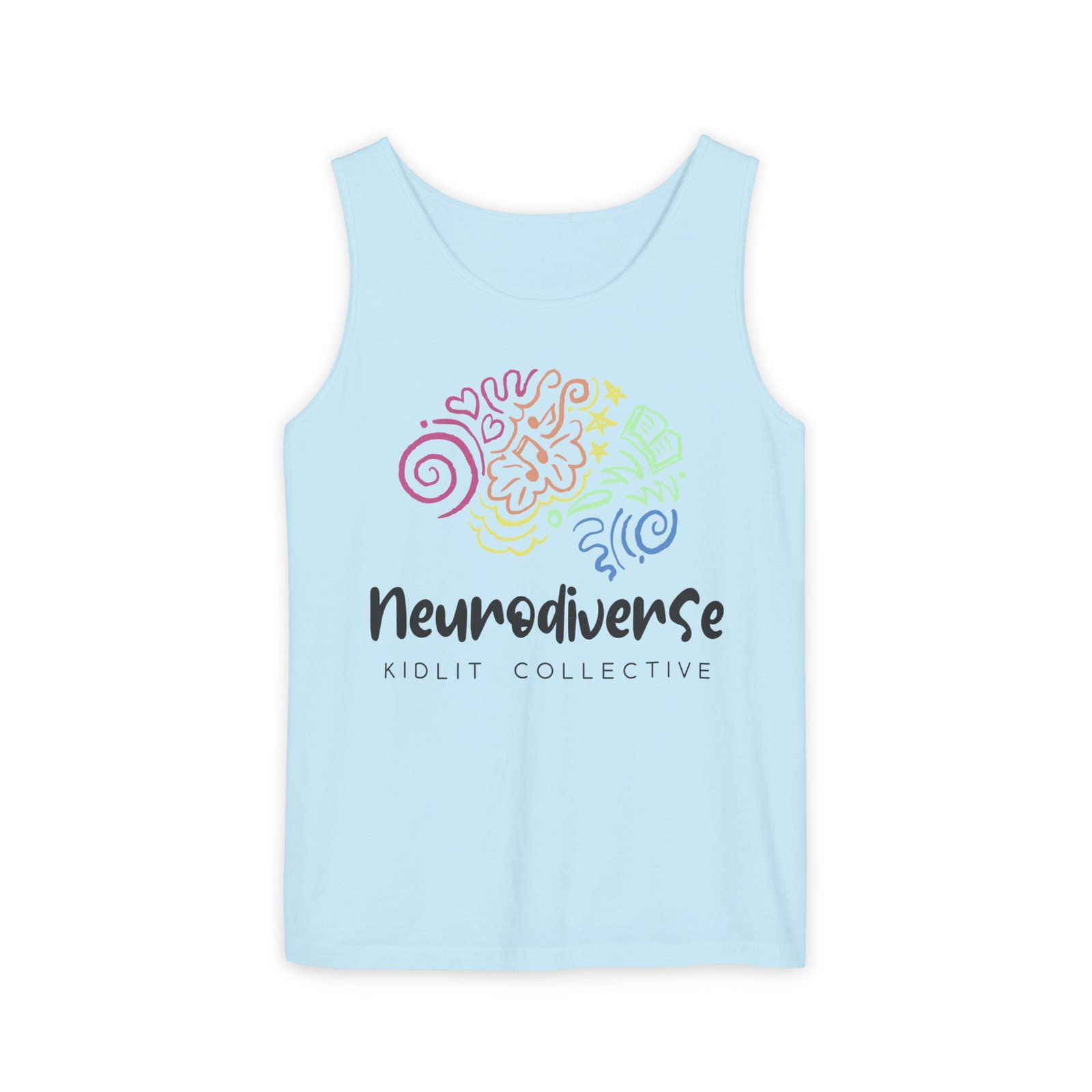 Unisex Garment-Dyed Tank Top with Logo - Image 7