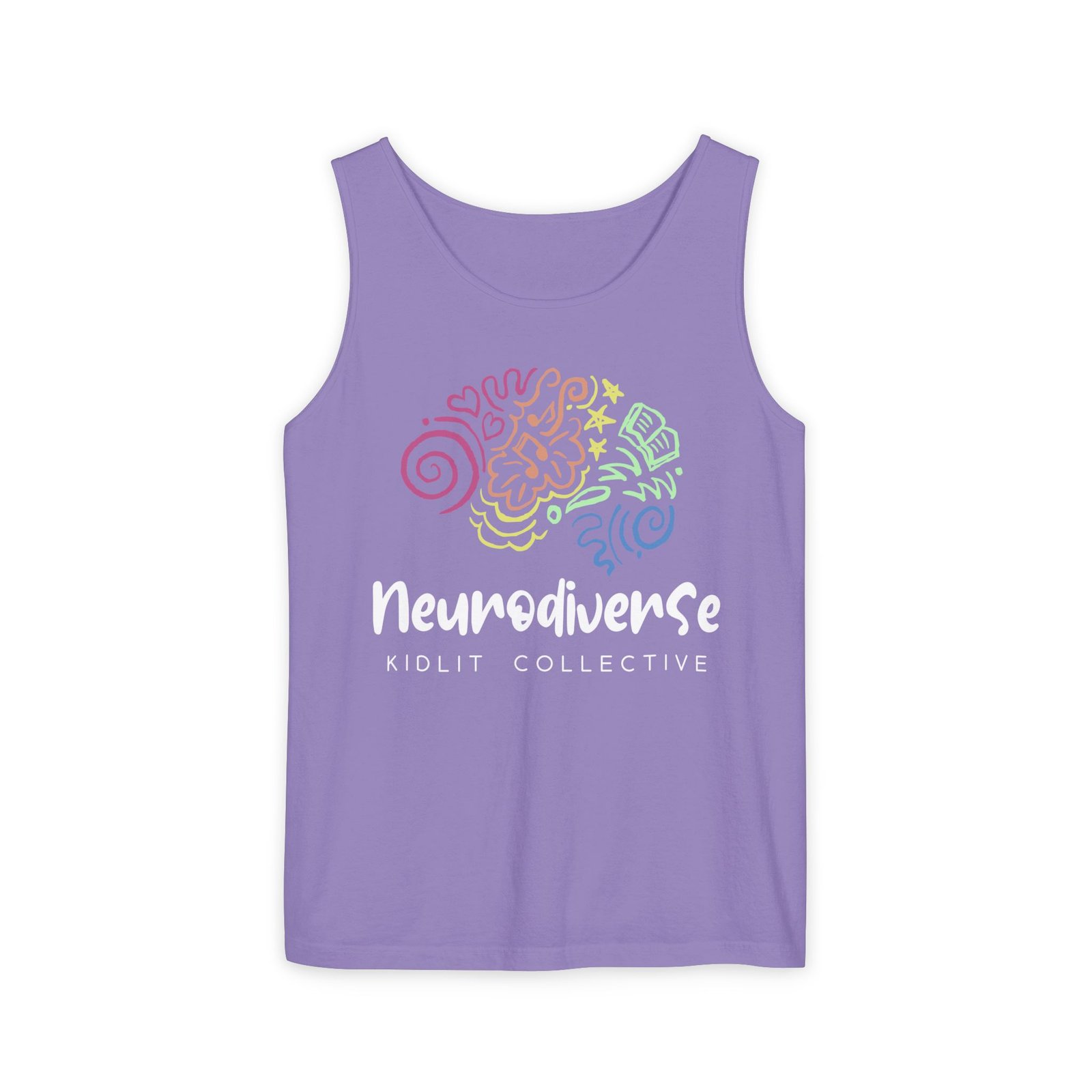 Unisex Garment-Dyed Tank Top with Logo - Image 13